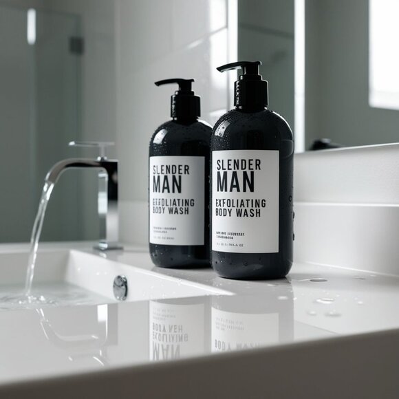 Slender Man Exfoliating Body Wash: Unveil Your Smoothened Skin - Picture 1 of 3